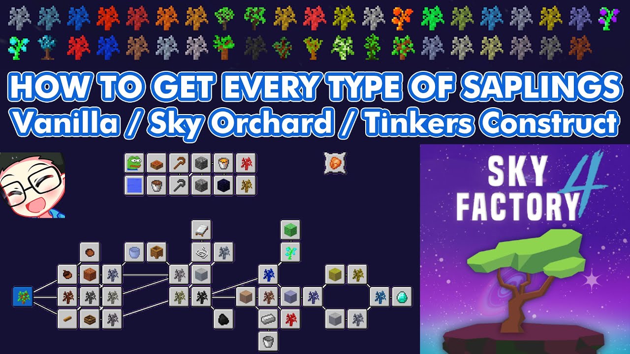 Skyfactory 4 Complete Tree Progression Tutorial