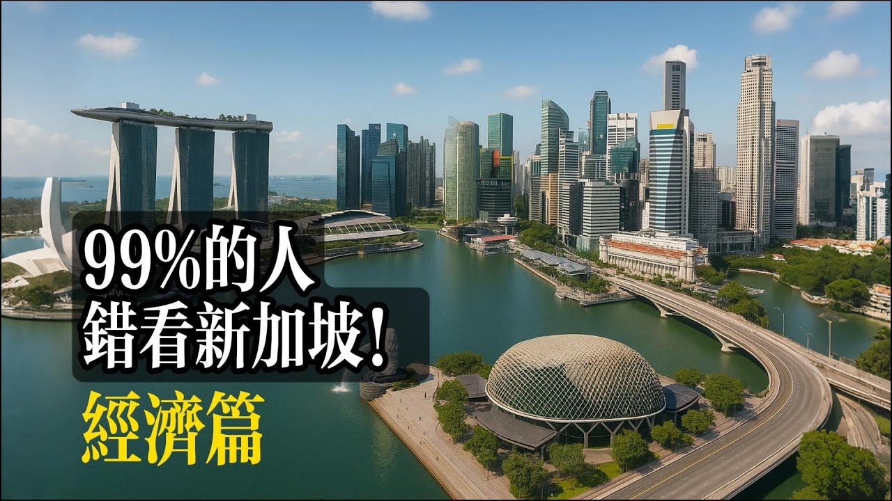 99%的人錯看新加坡之經濟篇│經濟│工業│製造│金融│過道費│華人典範│物價│組屋│主權財富基金