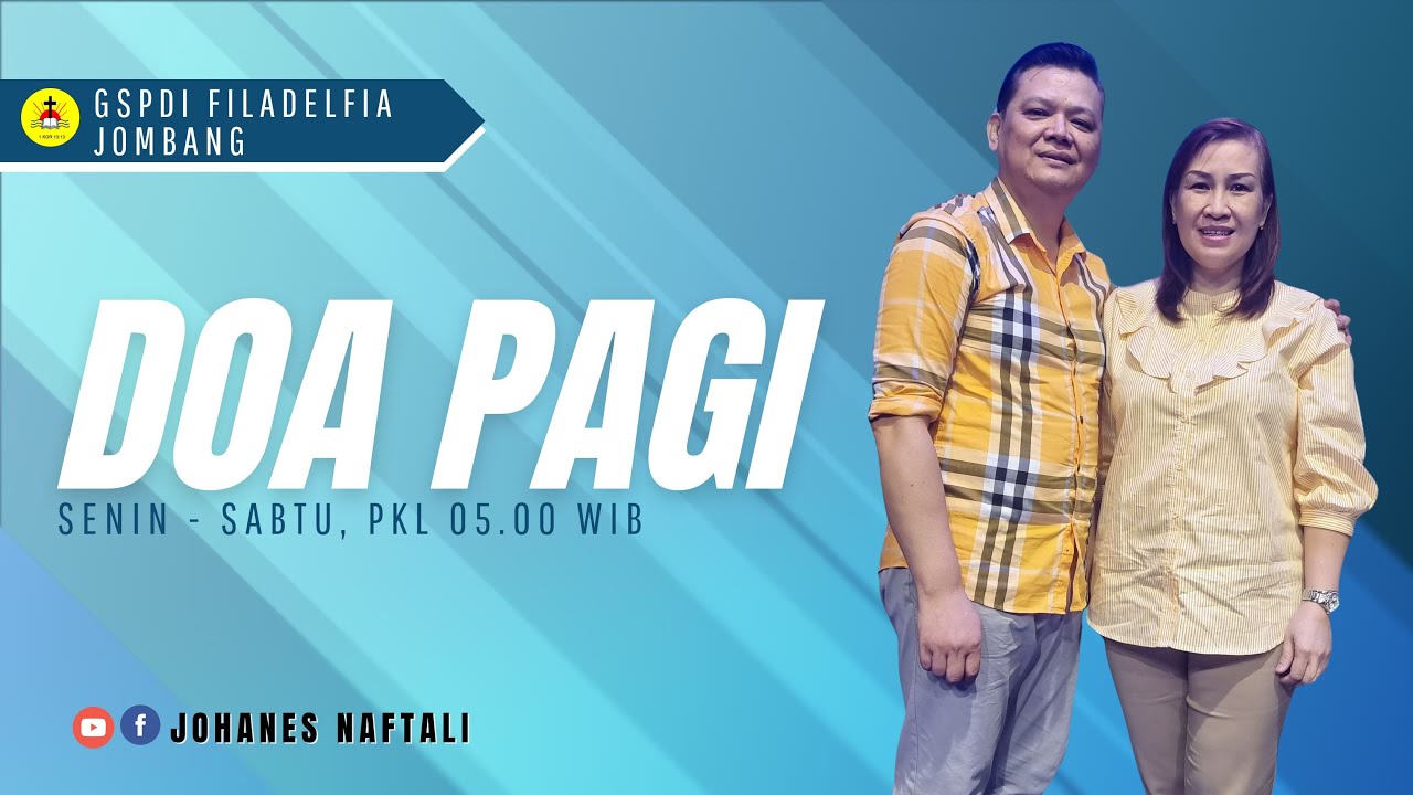 Doa Pagi Senin 26 Januari 2026 | GSPDI | PS. JOHANES NAFTALI | TABUR TUAI - GALATIA 6:7-10