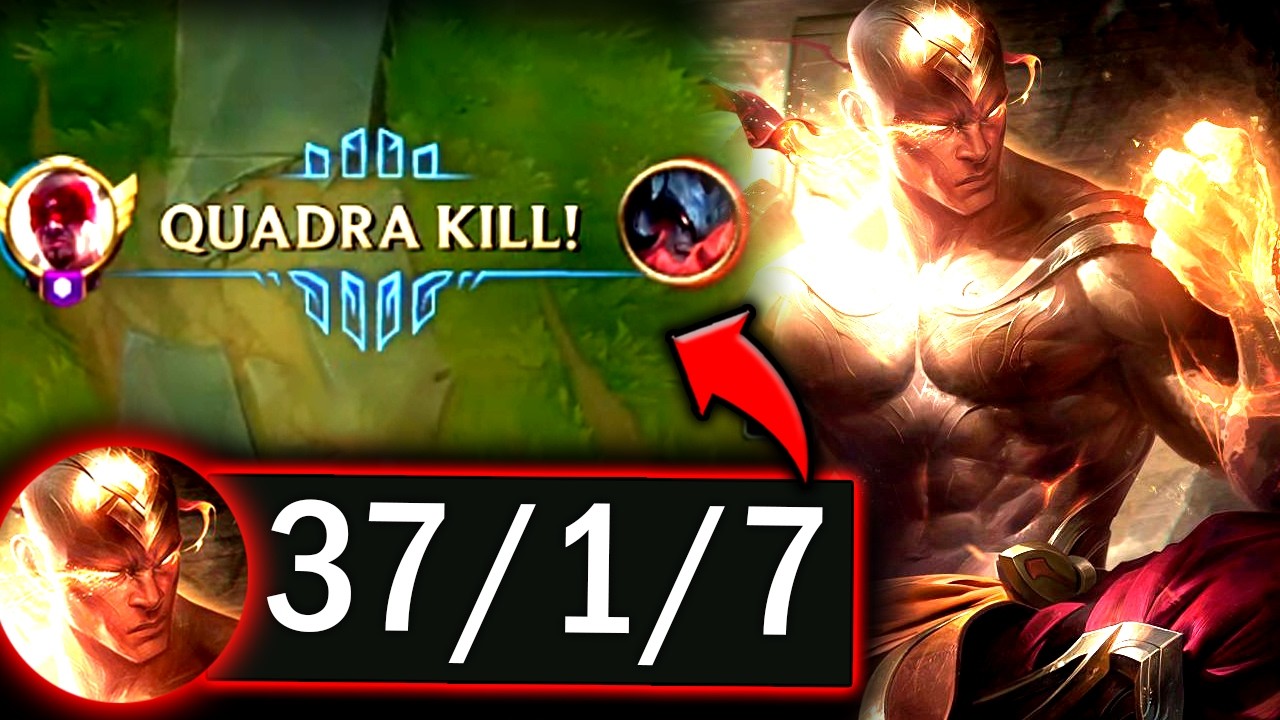 LEE SIN TOP IS LITERALLY A 1V9 QUADRA KILL MACHINE (37+ KILLS🤣) - 2026 Lee Sin TOP Gameplay Guide
