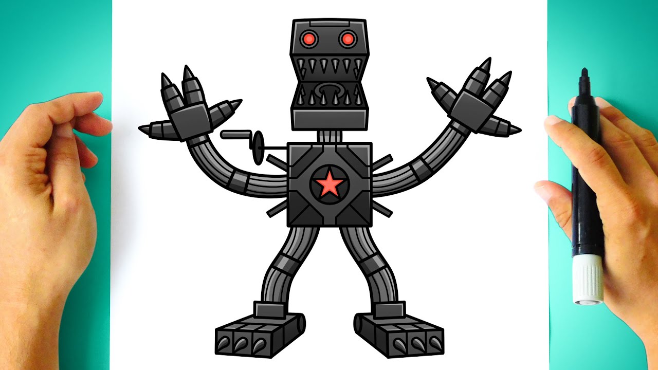 How to DRAW ROBOT BOXY BOO - Project: Playtime [ Poppy Playtime ]