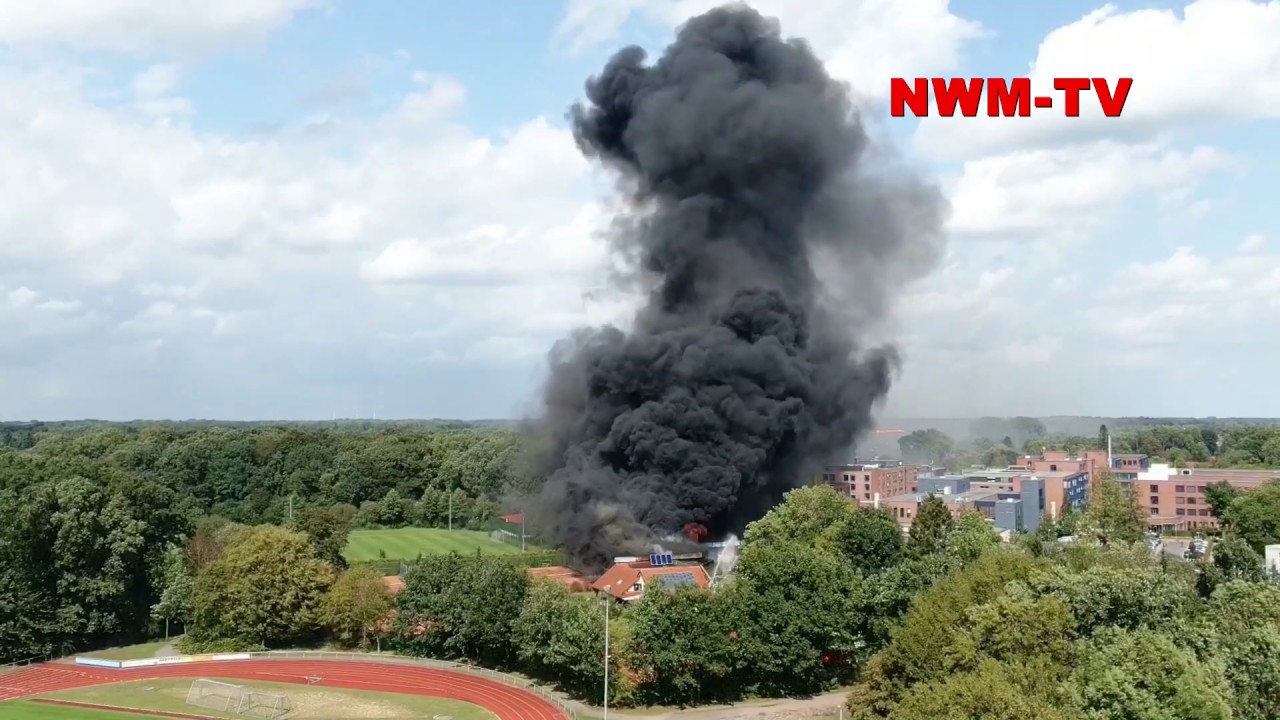 2019 08 19 Westerstede Sporthalle Vollbrand NWM TV
