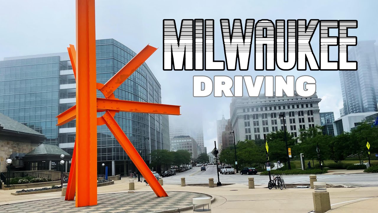 Driving Tour Milwaukee | Driving Downtown  | Wisconsin