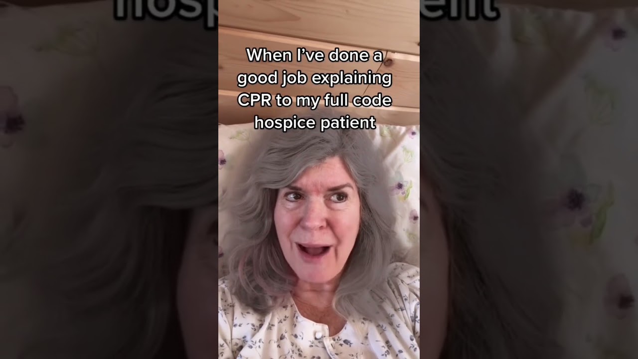 It hurts bro #hospicenurse #nurse #hospice #endoflife #normalizedeath  #cpr #fullcode #dnr