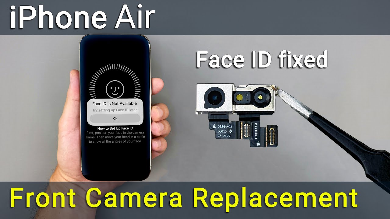 Ремонт Face ID на iPhone Air | Замена фронтальной камеры