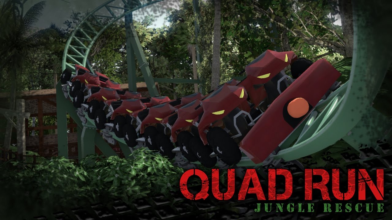 NoLimits 2: Quad Run - Jungle Rescue (Chessington Tire Launch Coaster Concept)