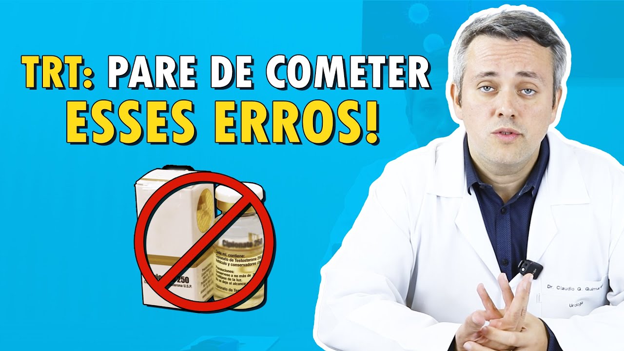 Erros GRAVES na Terapia de Reposição de Testosterona (TRT) | Dr. Claudio Guimarães