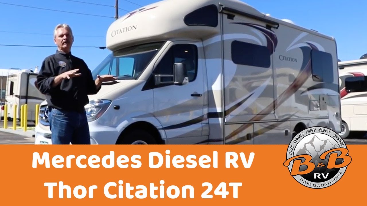 Mercedes Diesel RV Thor Citation 24T