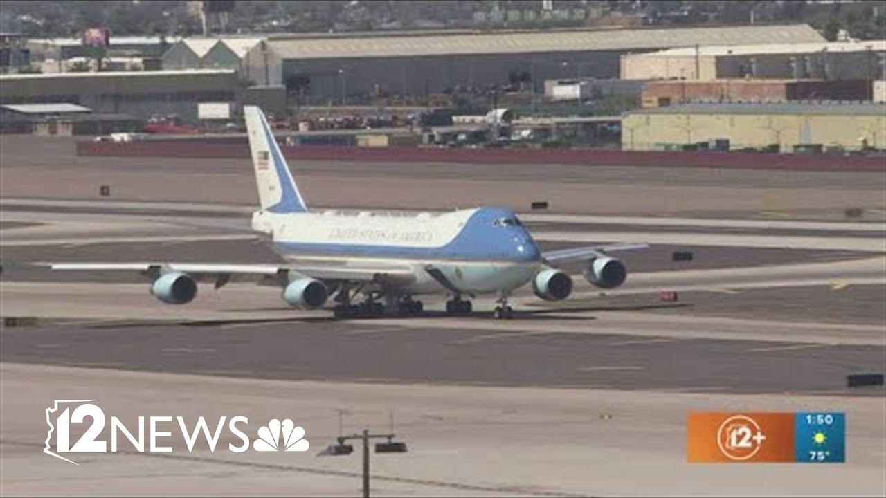 President Biden leaves on Air Force 1 after 2-day visit to Arizona