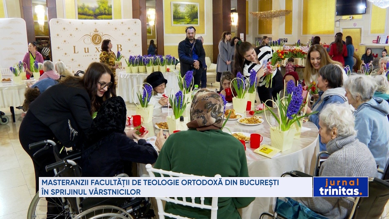 Masteranzii Facultății de Teologie Ortodoxă din București, în sprijinul vârstnicilor