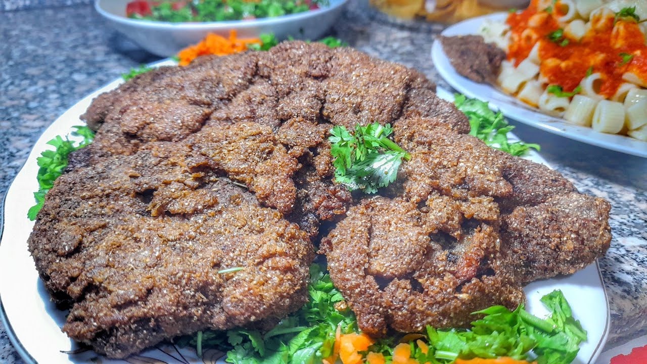 الكبده وجمالها🥰.. احلي واحسن طريقة لعمل الكبدة بالردة تحفههههه❤