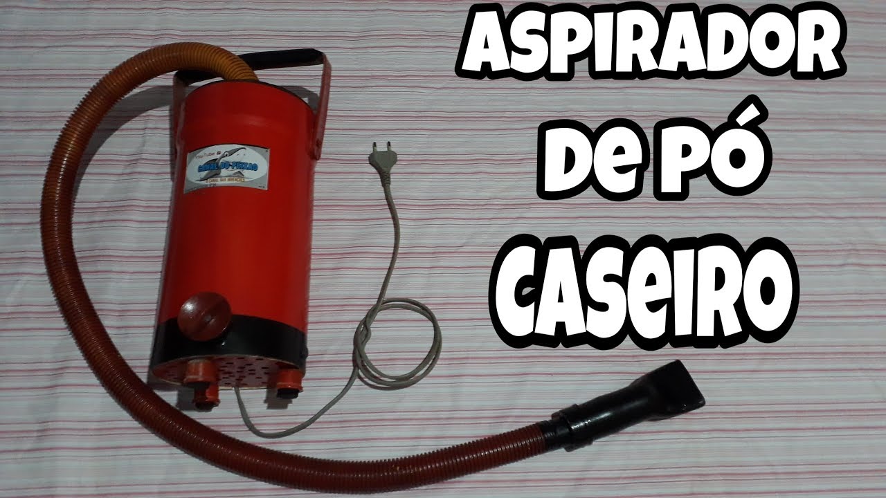 COMO FAZER UM ASPIRADOR DE PÓ CASEIRO| CANAL DO PEIXÃO