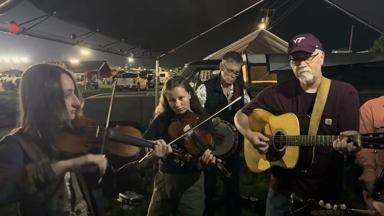 Full Jerusalem Ridge jam - 89th Annual Galax Old Fiddlers Convention