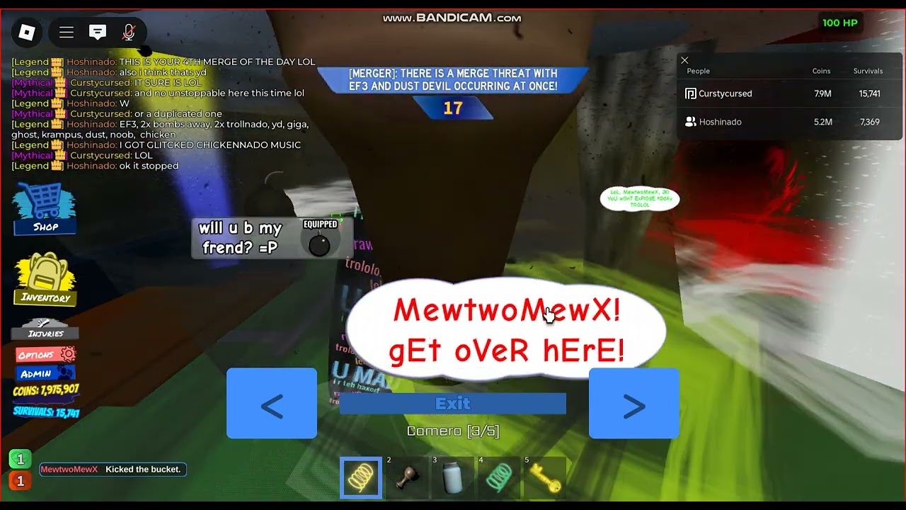 Tornado Alley Ultimate 84th Merge Threat SixNado On Retro Roblox
