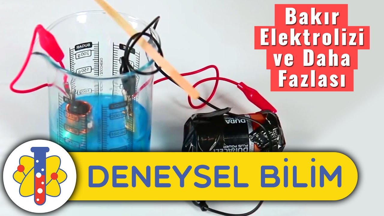 Bakır Elektrolizi  ve Daha Fazlası! Eğlenceli Bilim! | Deneysel Bilim - Lab 360 Turkish