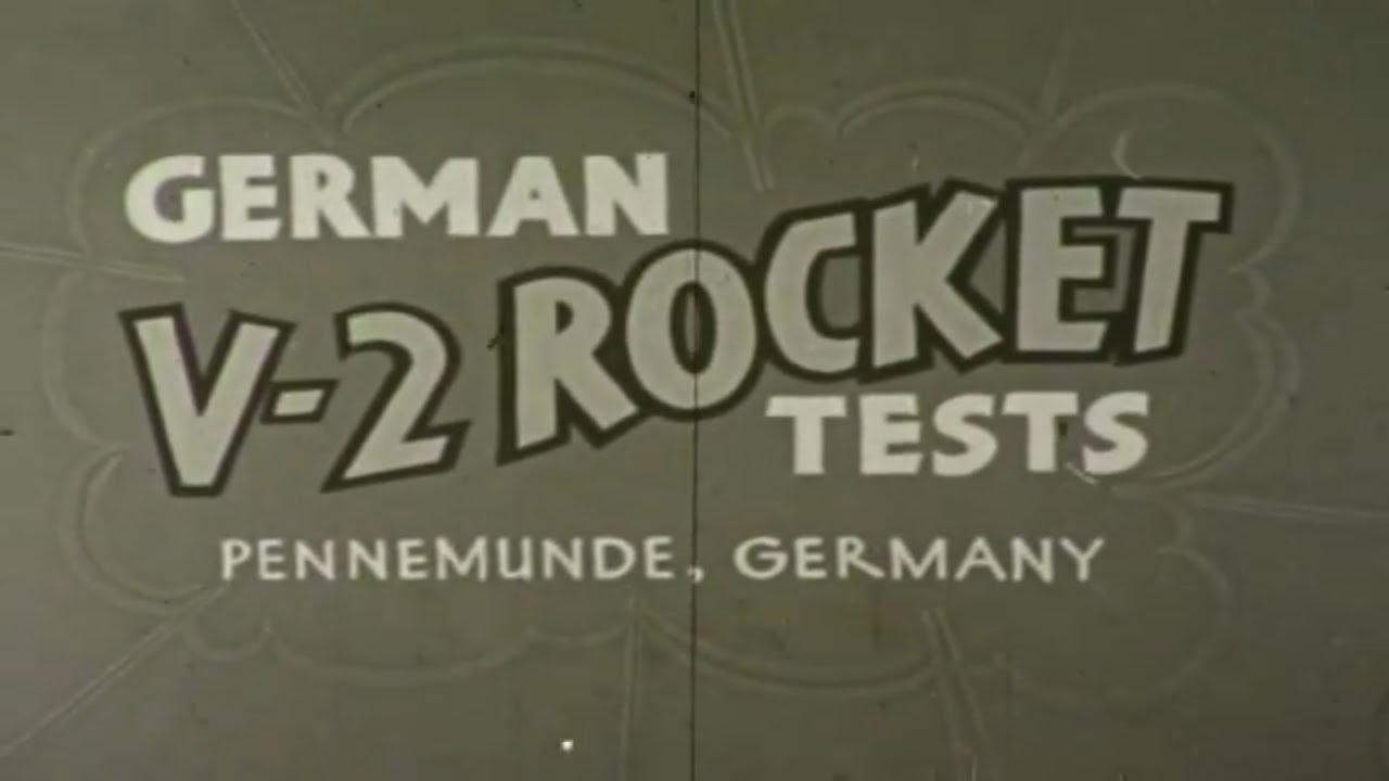 GERMAN V 2 ROCKET TESTS AND FAILURES w/ Wernher Von Braun 3459