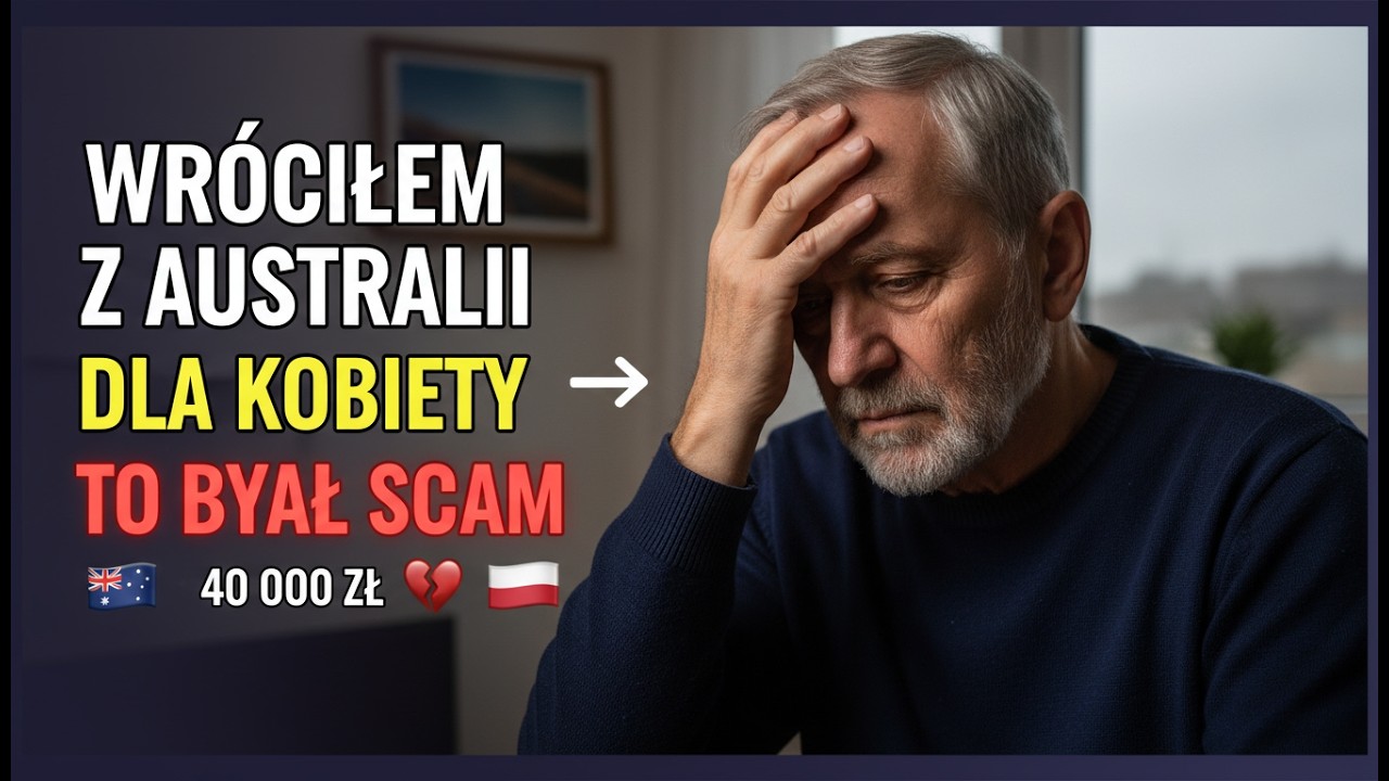Wróciłem z Sydney dla miłości. Po 2 tygodniach poprosiła o 40 000 zł i znikła