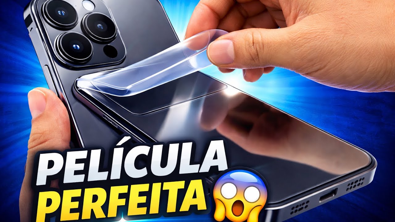 Como aplicar película no iPhone 17 Pro Max SEM bolhas