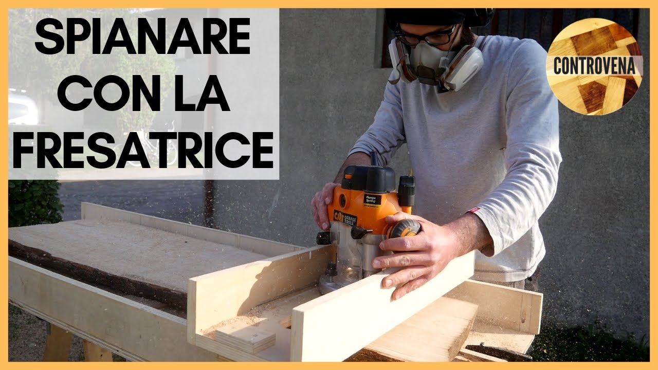 Come SPIANARE tavole con la FRESATRICE | Fai da te, Falegnameria e Lavorazione del legno