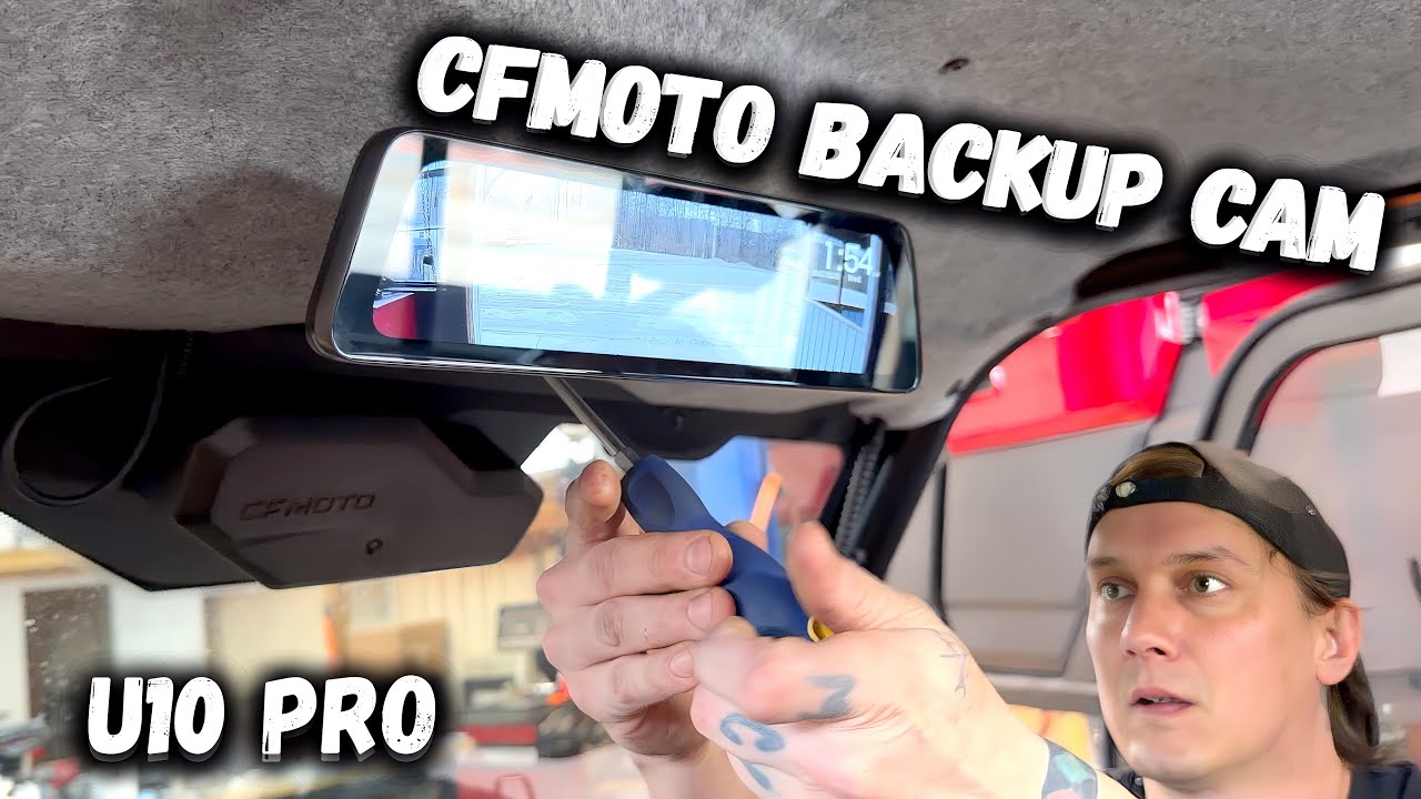 Установка и краткий обзор камеры заднего вида CFMOTO U10 Pro и Highland.