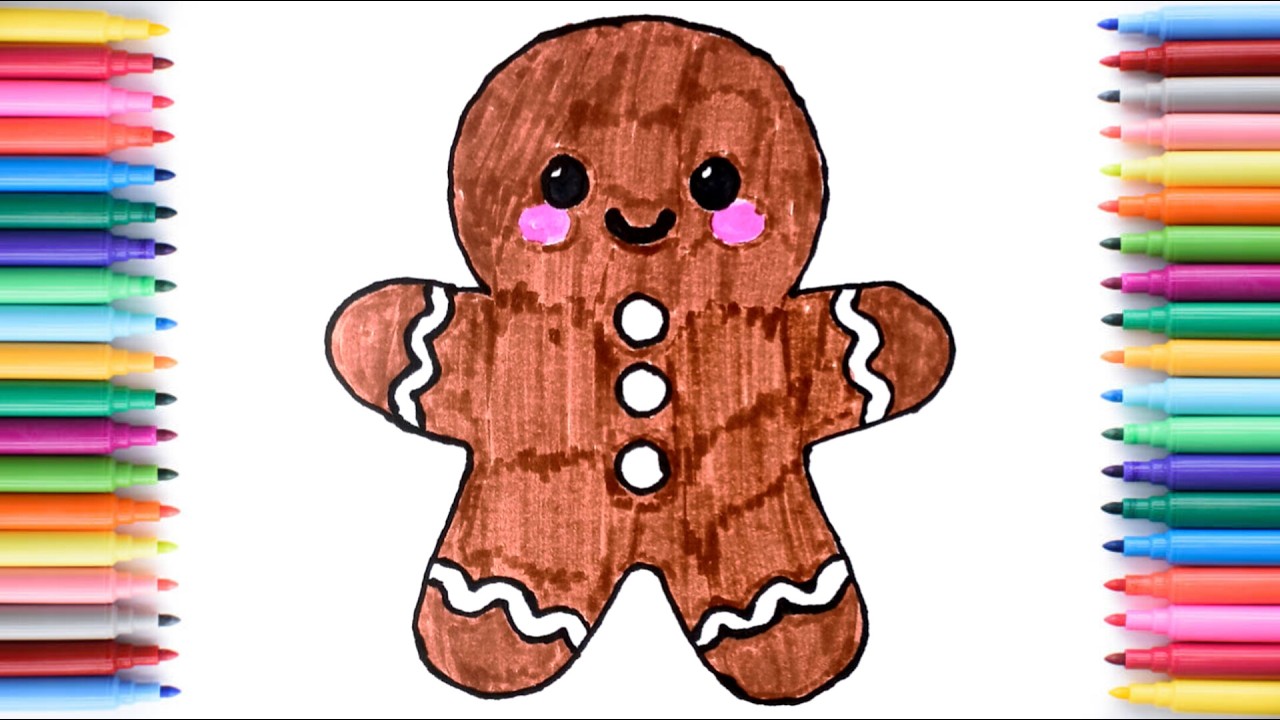 Giggle Palette! Happy Gingerbread man 😄🎨