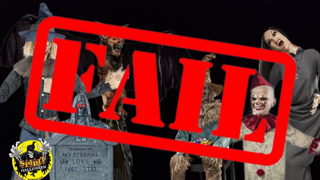 Spirit Halloween 2023 Fails pt.1
