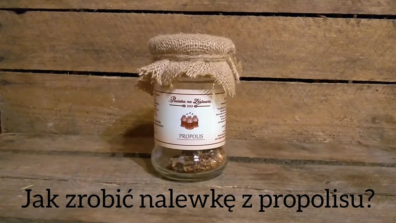 Propolis - kit pszczeli. Jak zrobić nalewkę z propolisu?