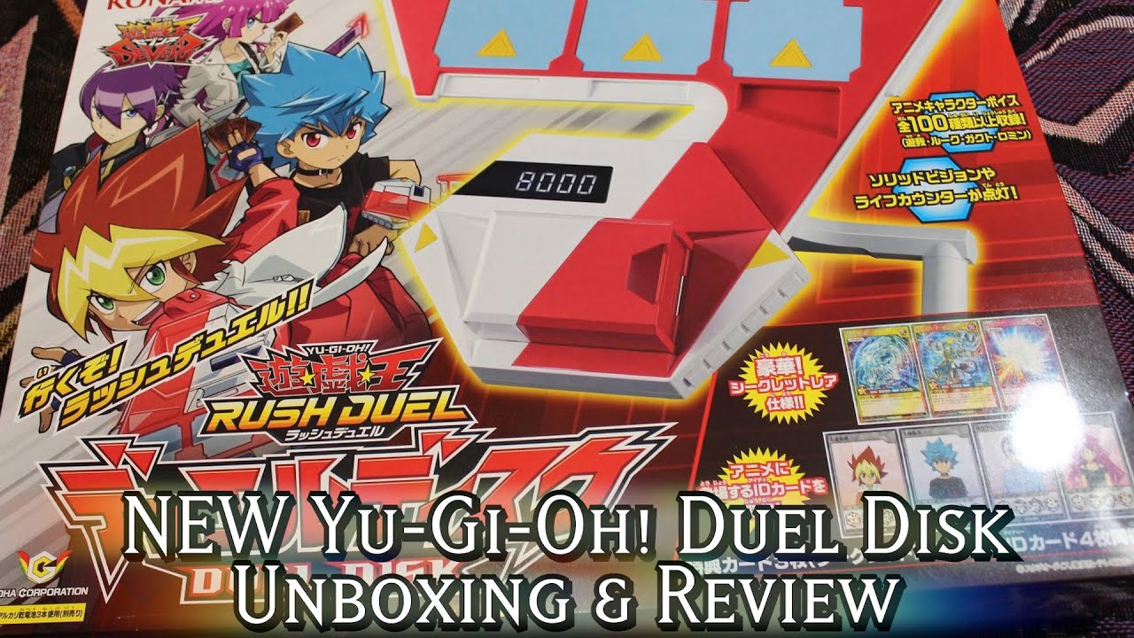 Yu-Gi-Oh! Duel Disk Review - Yu-Gi-Oh! SEVENS Rush Duel Duel Disk ( Unboxing & Review! )
