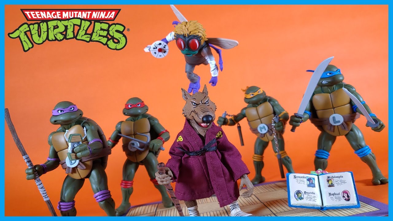 NECA Toys Target Teenage Mutant Ninja Turtles SPLINTER & BAXTER STOCKMAN Action Figure Review