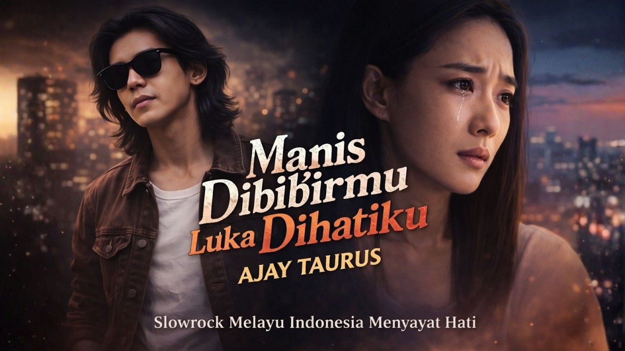 MANIS DIBIBIRMU LUKA DIHATIKU - Lagu Galau Slow Rock Melayu Indonesia Menyayat Hati II AJAY TAURUS