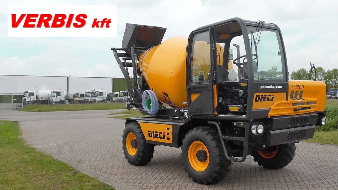 Gép bemutatás - Dieci L4700 Önjáró betonmixer