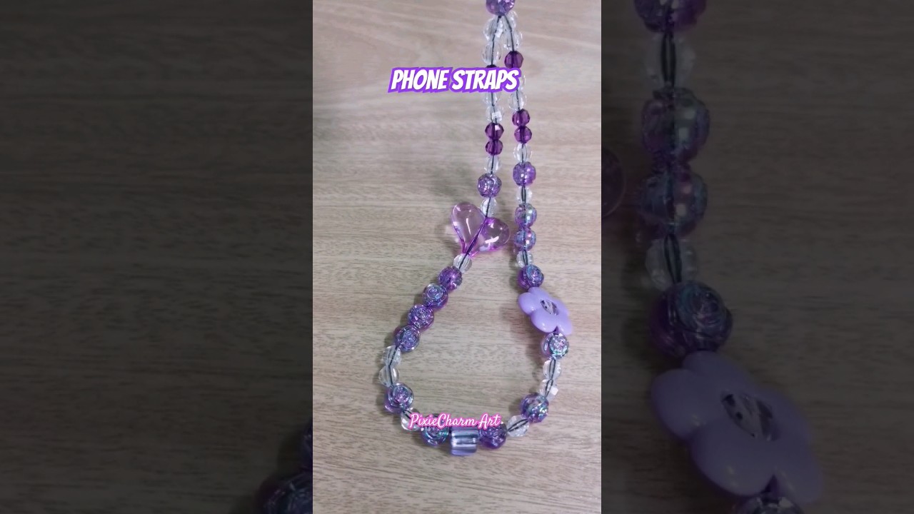 Phone Straps making #phonestrap #keychain #beads