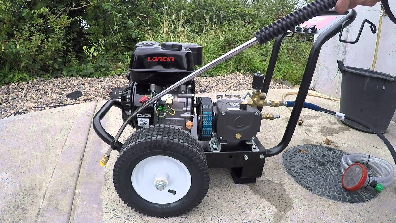 7 Horse power Loncin belt driven 15 litre petrol washer