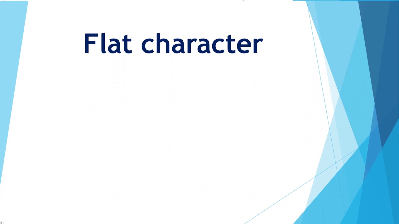 Uitleg literair begrip personages