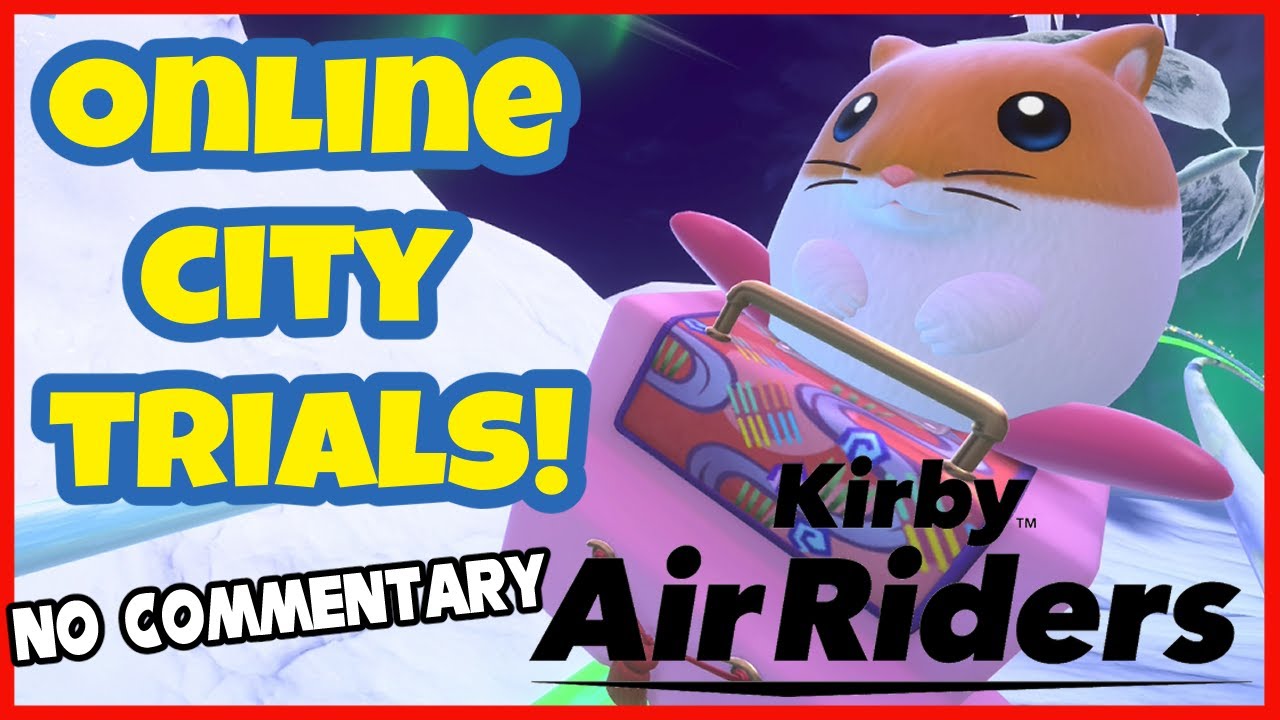 Kirby Air Riders - Online City Trials! [No Commentary] 4K HD Gameplay