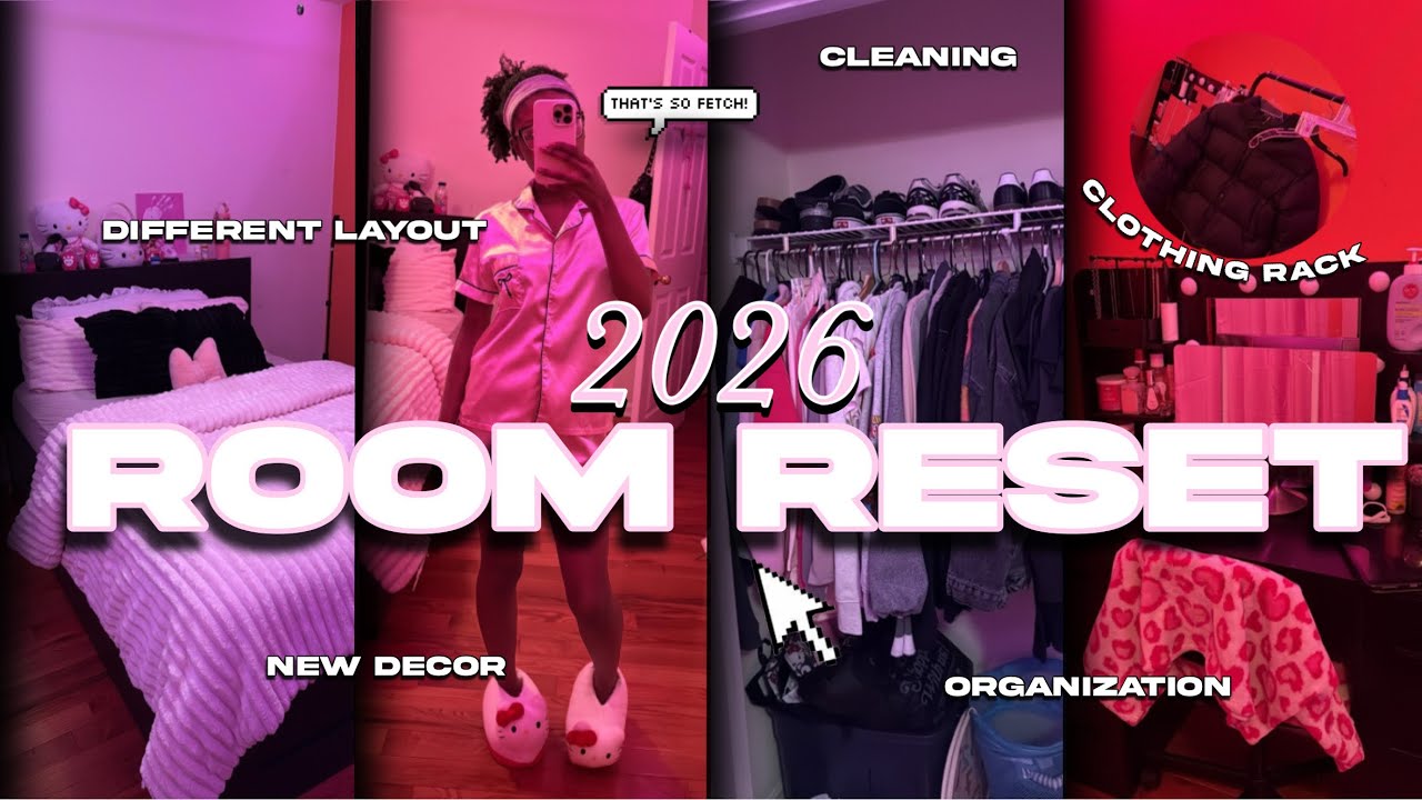2026 ROOM RESET|| New decor, Bedroom layout, Declutter, and more