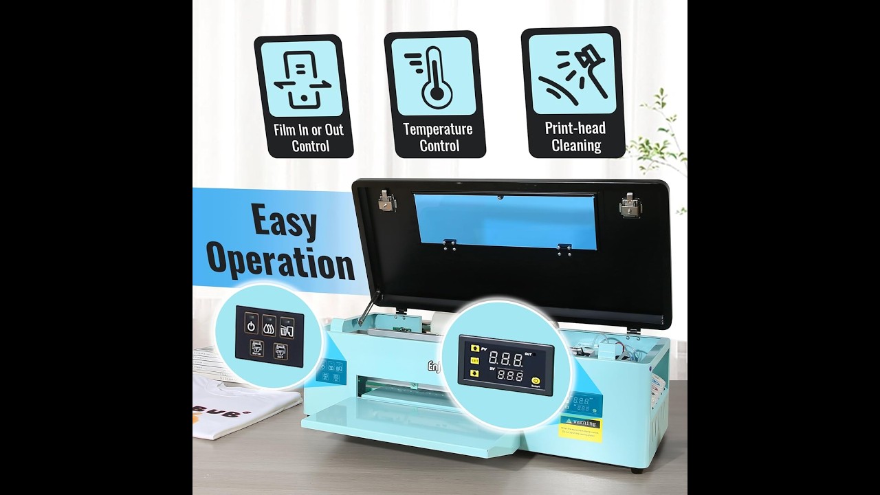 EnjoyColor A3+ DTF Printer Review – T Shirt Printing Machine with Ink, Film & Software