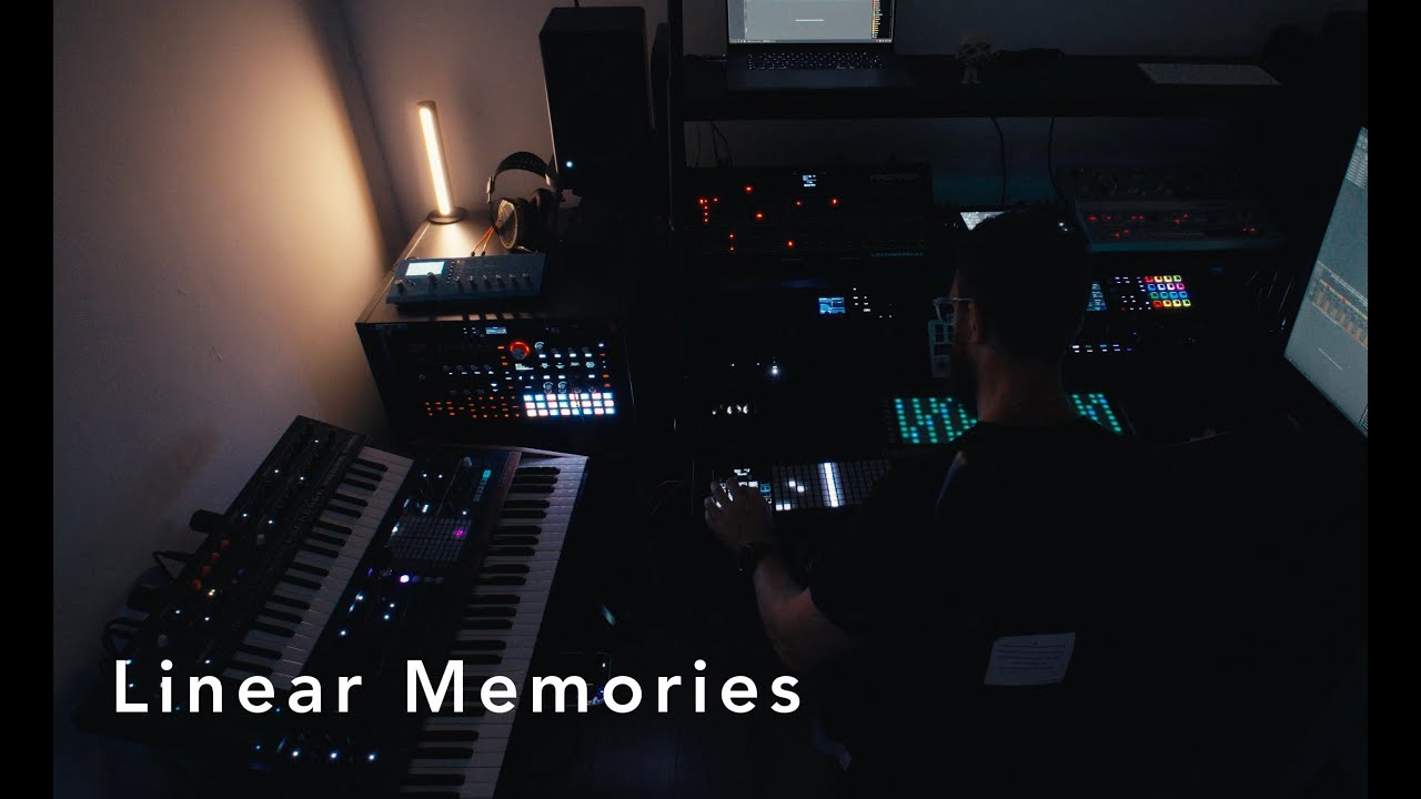 Linear Memories | Space Ambient ft. Waldorf M, Polybrute, Iridium, Super 6, Rev2 & Oxi One
