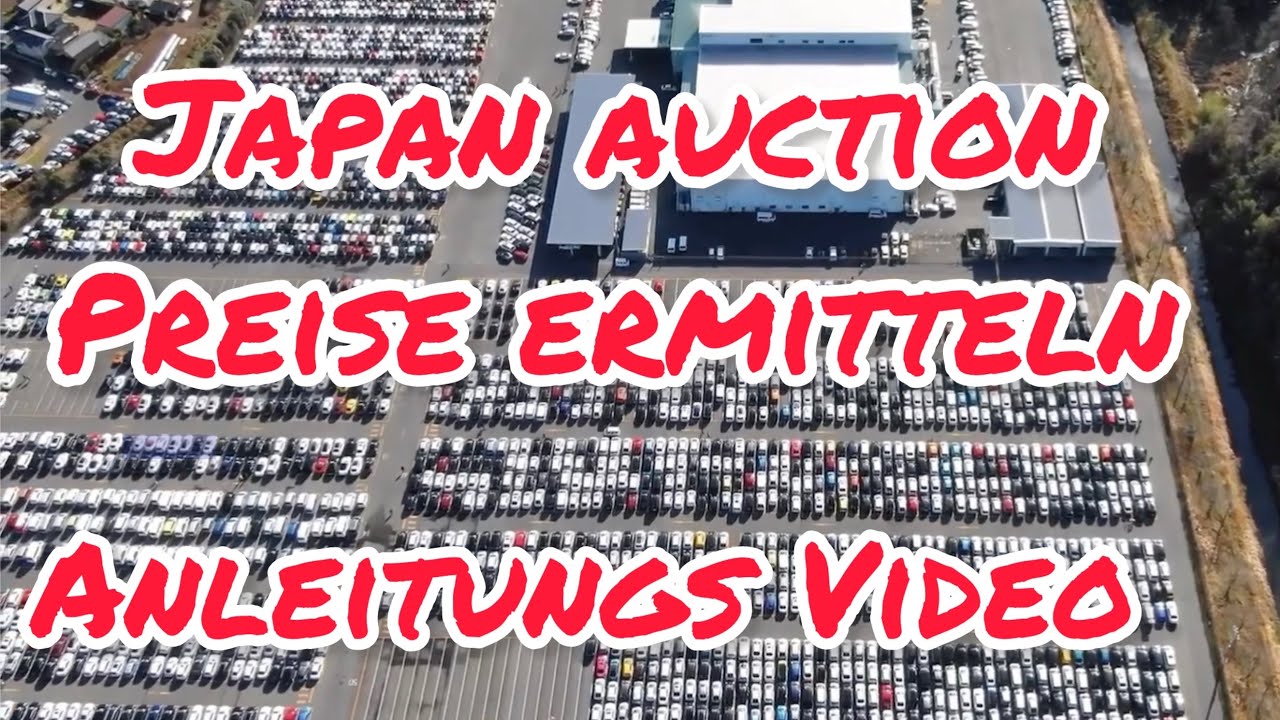 So findest du die echten Preise japanischer Autoauktionen