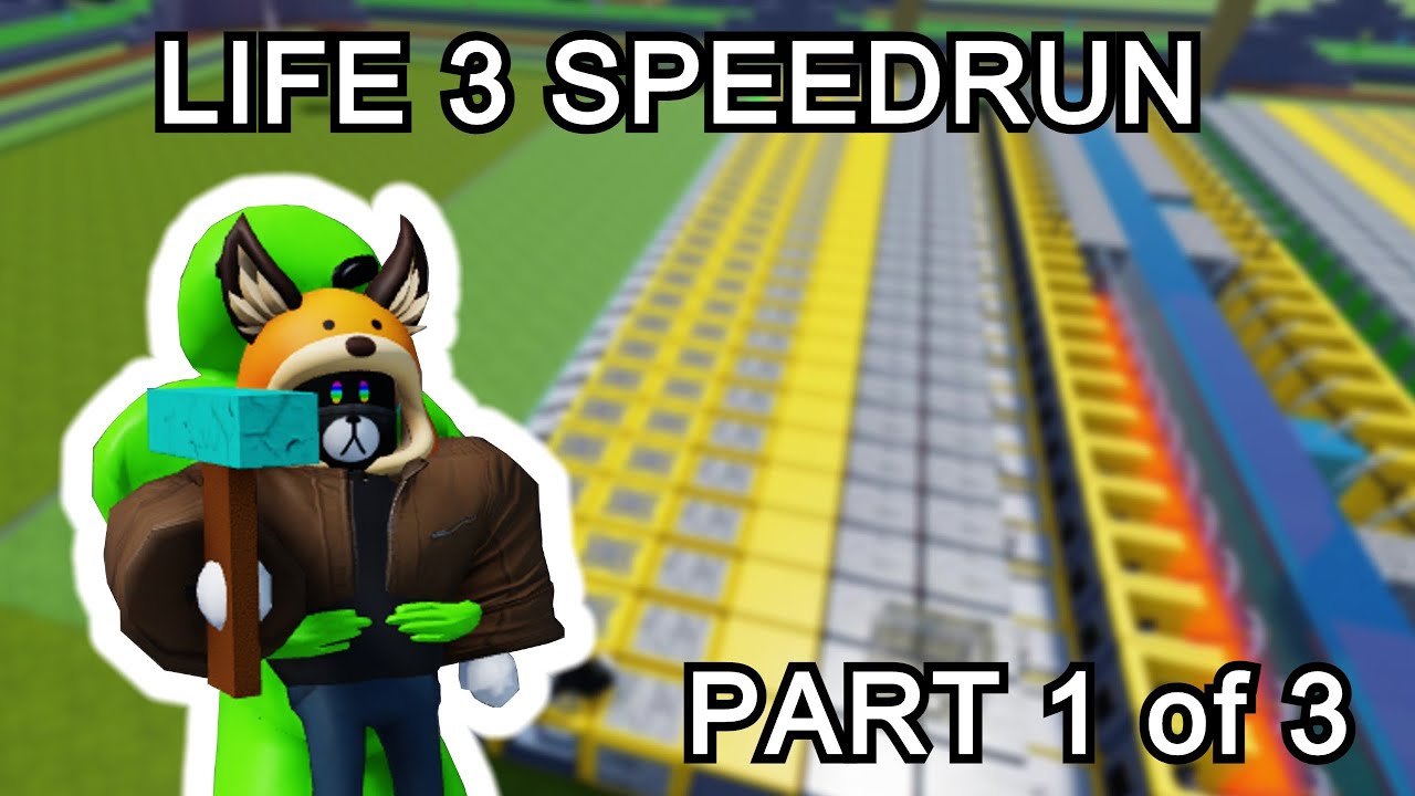 BLOCK TYCOON SPEEDRUN/TUTORIAL! LIFE 3! NO EDITS! NO BOOST PART 1!(BLOCK TYCOON)