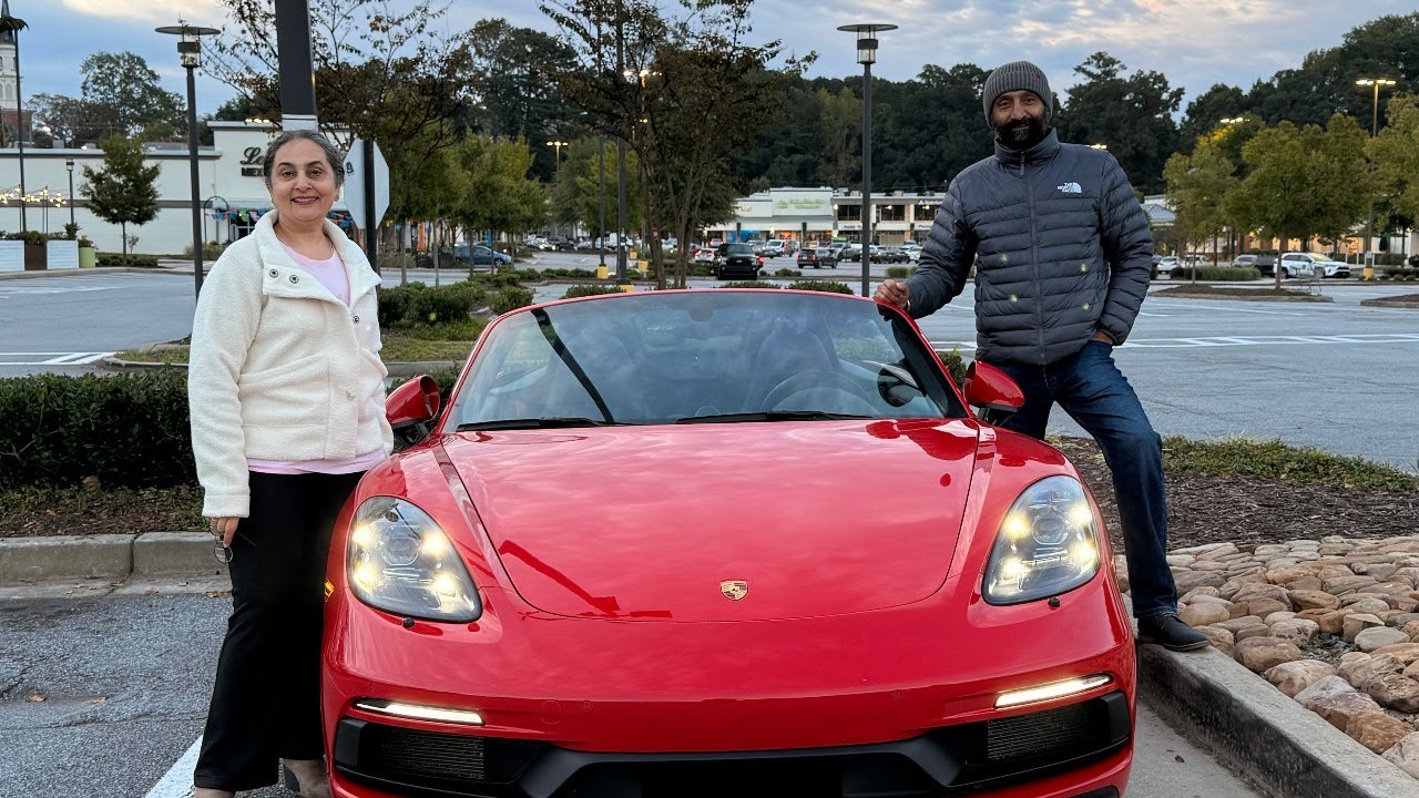 Punjabi Dad drives son's Porsche Boxster GTS for the first time | RAW | Unedited | 4K | Convertible