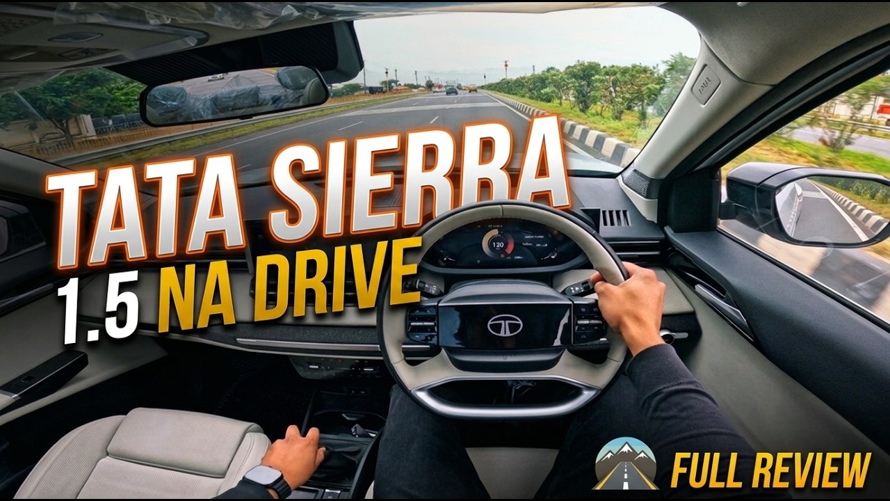 Тест-драйв Tata Sierra с бензиновым двигателем 1.5 NA: динамика, расход топлива и цена?