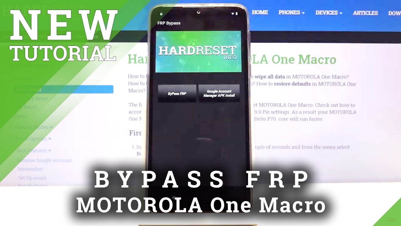 How to Bypass Google Verification in MOTOROLA One Macro – Skip FRP in MOTOROLA