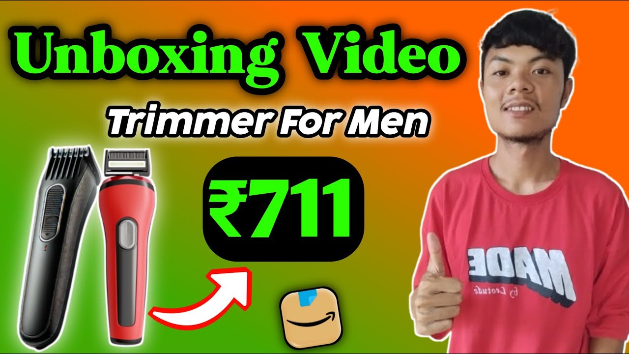 Unboxing Video | Price ₹711 Only 🤩 | Trimmer For Men