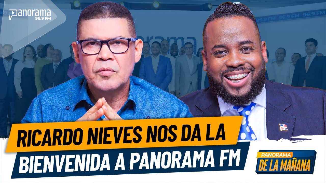 Ricardo Nieves le da la bienvenida al equipo de Panorama de la Mañana
