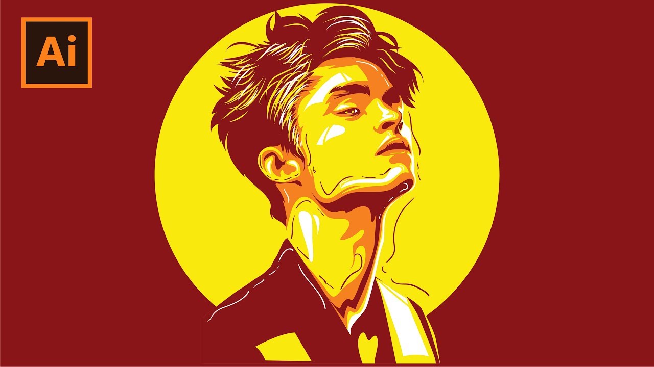 Vector Portraits 4 color