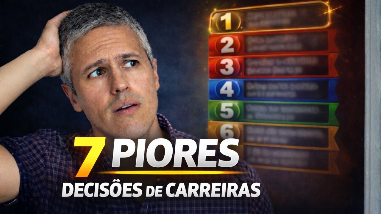 7 piores decisões de carreira e que você achava que eram boas