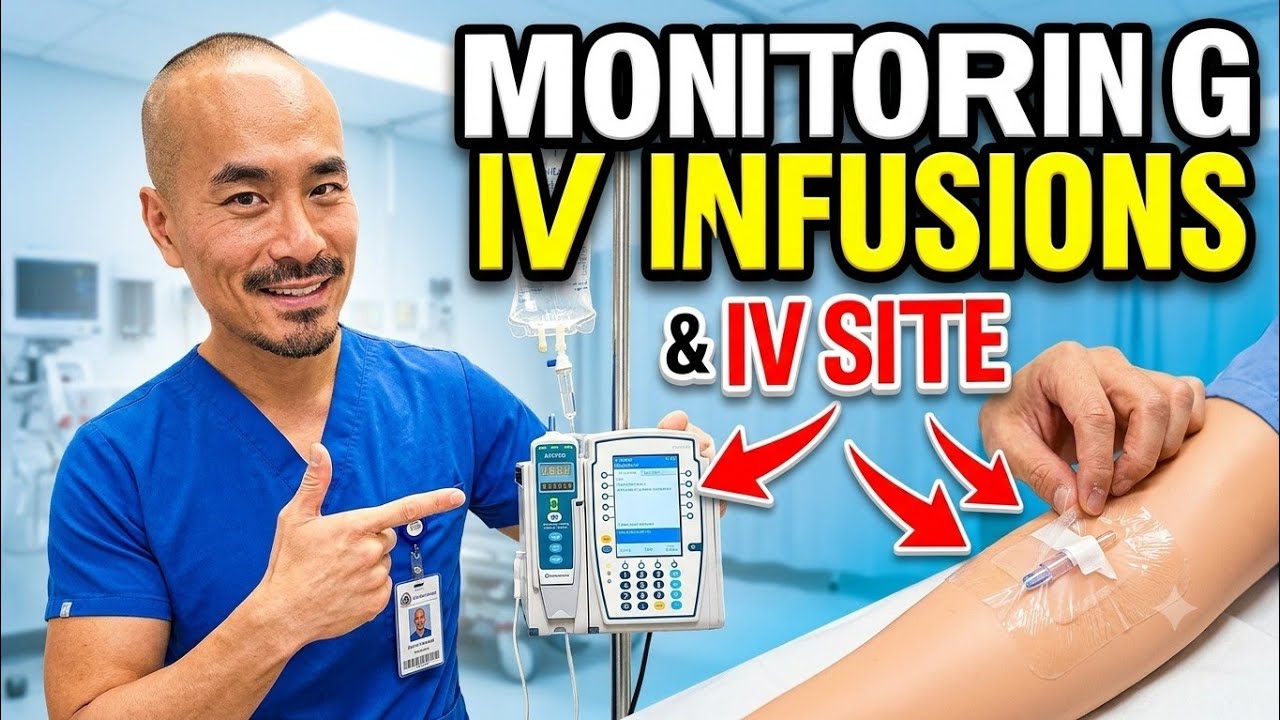 IV therapy - Monitoring an IV infusion and IV site
