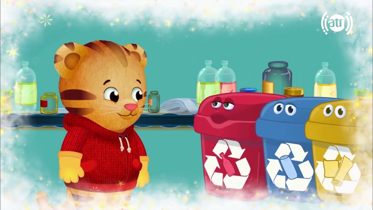 Daniel Tiger - Clean Up & Dinner in the Dark! Song | آهنگ دانی پلنگ و پاک کاری در شام