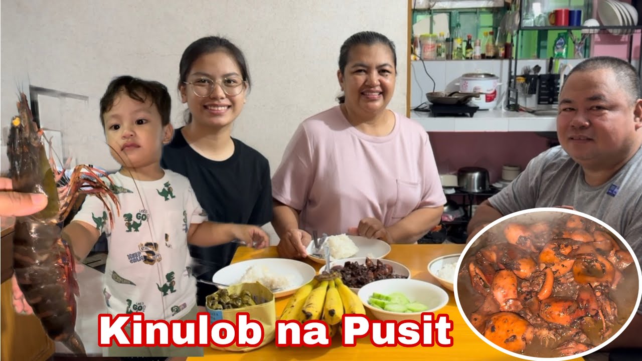Malaking Sugpo ang pasalubong kay Teo + Nagluto si Bossing ng Kinulob na pusit 